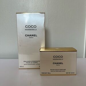 Coco Mademoiselle Body Lotion 6.8oz & perfumed soap